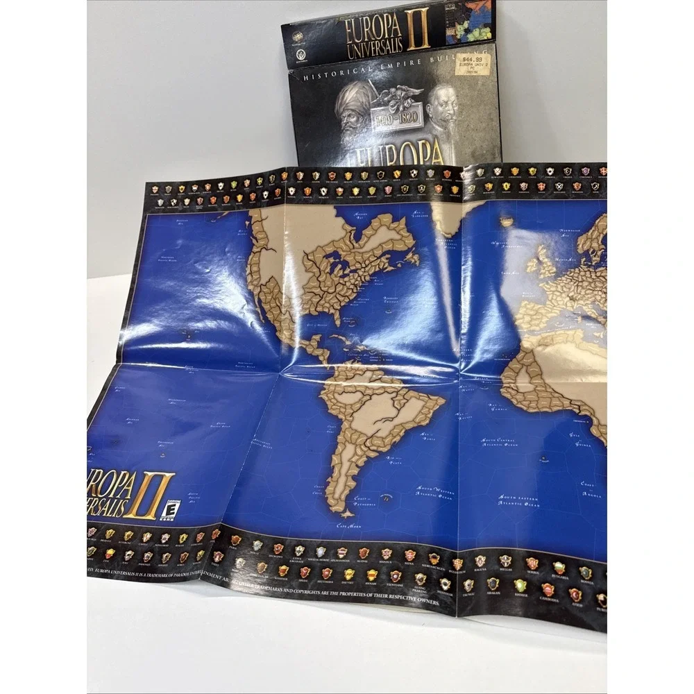 Europa‎ Universalis II Big Box The Struggle Can Begin PC Video Game Strategy